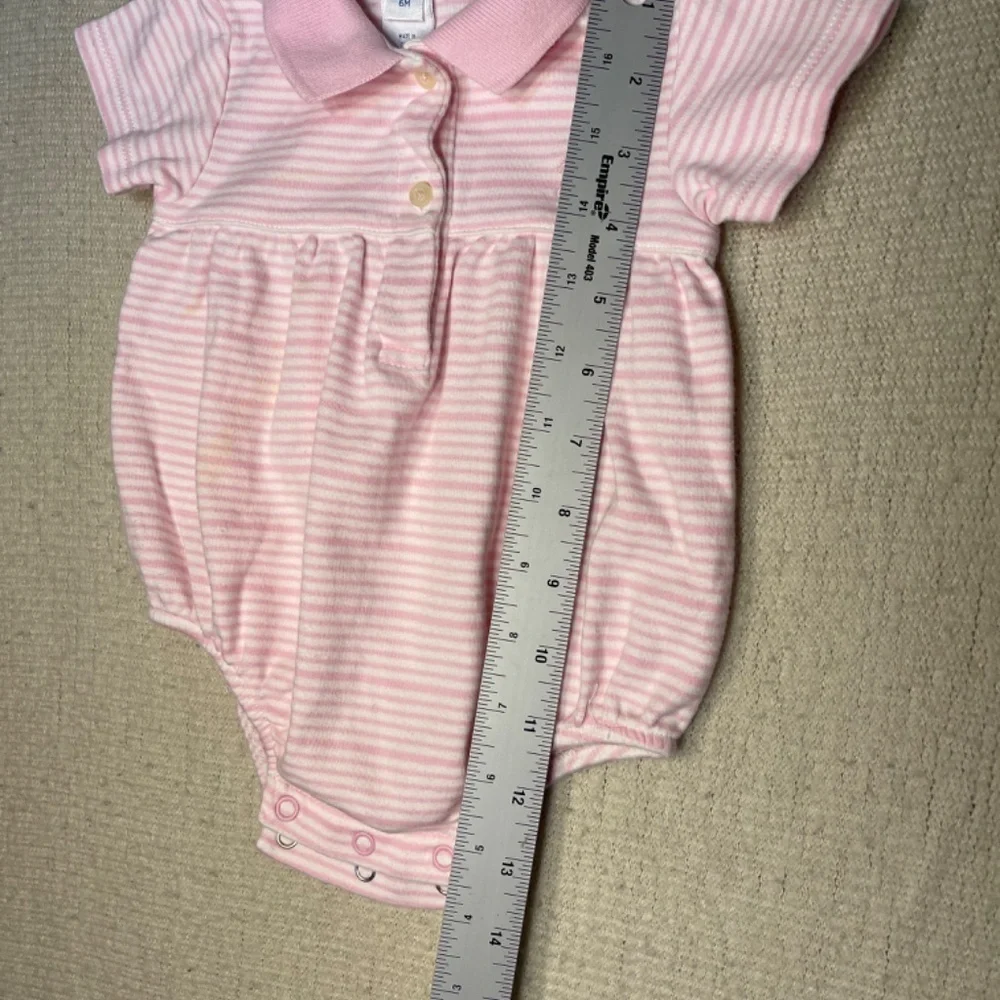 Ralph Lauren Pink Striped Kids One Piece